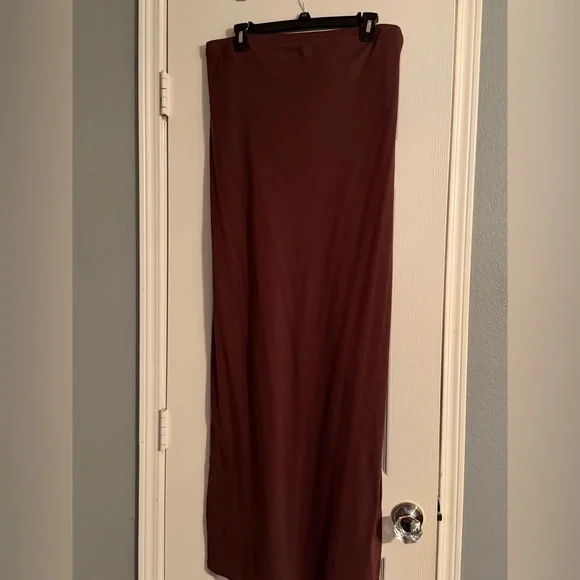 Brown Strapless Dress - Picture 2 of 7